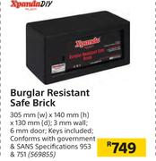 Xpanda DIY Burglar Resistant Safe Brick