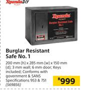 Xpanda DIY Burglar Resistant Safe No.1