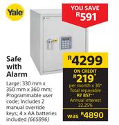 Yale Safe With Alarm