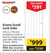 Xpanda DIY Econo Scroll Lock Gate