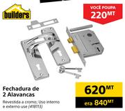 Builders Fechadura De 2 Alavancas