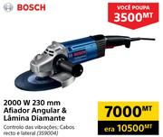 Bosch 2000 W 230 mm Afiador Angular & Lamina Diamante