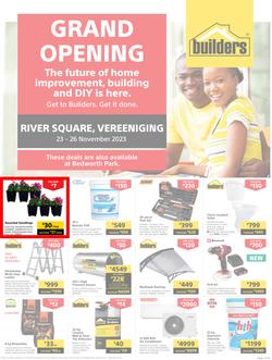 Builders : Grand Opening River Square Vereeniging (23 November - 26 November 2023), page 1