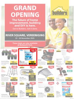 Builders : Grand Opening River Square Vereeniging (23 November - 26 November 2023), page 1