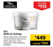 Fired Earth Walls & Ceilings 545660-10Ltr