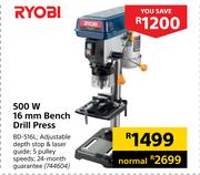 Ryobi 500W 16mm Bench Drill Press 744604