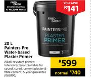Fired Earth Painters Pro Water-Based Plaster Primer 663896