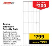 Xpanda Diy Econo Shootbolt Security Gate 418731, 783384, 578827
