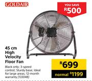 Goldair 45cm High Velocity Floor Fan 133048