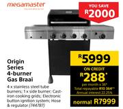 Megamaster Origin Series 4-Burner Gas Braai 744787