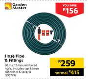 Garden Master Hose Pipe & Fittings 395723