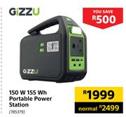Gizzu 150W 155 Wh Portable Power Station 785379