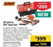 Grip 20 Piece Diy Tool Set