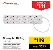 Power Worx 12 Way Multiplug