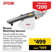 Ryobi Blower Mulching Vacuum