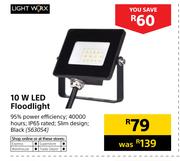 Lightworx 10W LED Floodlight