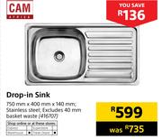 Cam Drop In Sink