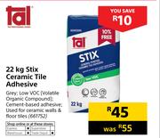 Tal 22Kg Stix Ceramic Tile Adhesive
