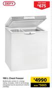 Defy 190L Chest Freezer