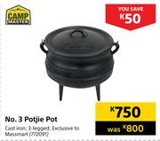 Campmaster No 3 Potjie Pot