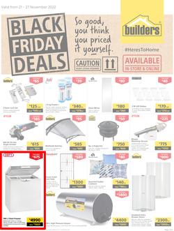 Builders Zambia : Black Friday Deals (21 November - 27 November 2022), page 1