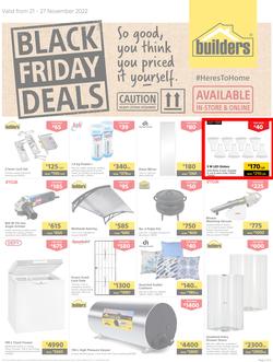 Builders Zambia : Black Friday Deals (21 November - 27 November 2022), page 1