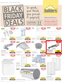 Builders Zambia : Black Friday Deals (21 November - 27 November 2022), page 1