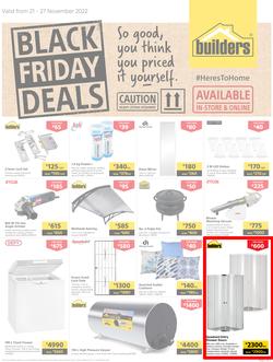 Builders Zambia : Black Friday Deals (21 November - 27 November 2022), page 1