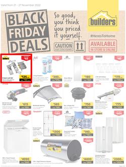 Builders Zambia : Black Friday Deals (21 November - 27 November 2022), page 1