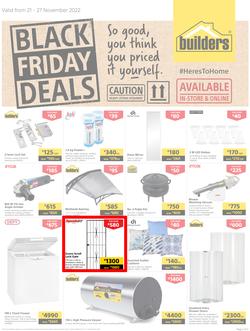 Builders Zambia : Black Friday Deals (21 November - 27 November 2022), page 1