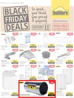 Builders Zambia : Black Friday Deals (21 November - 27 November 2022), page 1