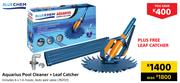 Bluechem Aquarius Pool Cleaner + Leaf Catcher