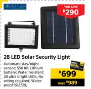 Solar Flair 28 LED Solar Security Light