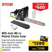 Ryobi 405mm 40cc Petrol Chain Saw