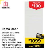 Doortec Roma Door-2032m x 813mm