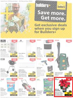 Builders : Save More, Get More (29 November - 26 December 2022), page 1