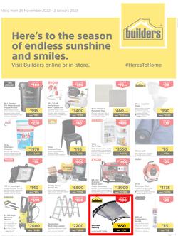Builders Lusaka & Makeni : Here's To The Season Of Endless Sunshine And Smiles (29 November - 02 January 2023), page 1