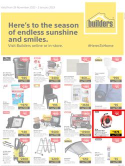Builders Lusaka & Makeni : Here's To The Season Of Endless Sunshine And Smiles (29 November - 02 January 2023), page 1