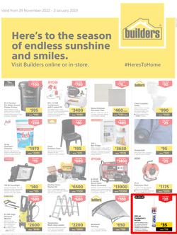 Builders Lusaka & Makeni : Here's To The Season Of Endless Sunshine And Smiles (29 November - 02 January 2023), page 1