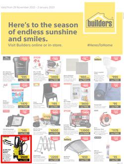 Builders Lusaka & Makeni : Here's To The Season Of Endless Sunshine And Smiles (29 November - 02 January 2023), page 1