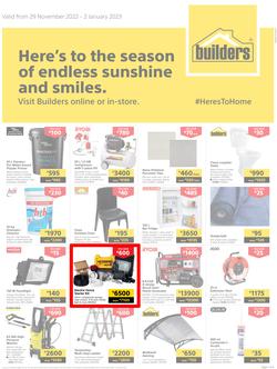 Builders Lusaka & Makeni : Here's To The Season Of Endless Sunshine And Smiles (29 November - 02 January 2023), page 1