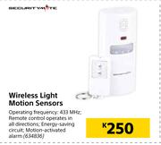 Securitymate Wireless Light Motion Sensors