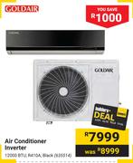 Goldair 1200 BTU R410A Air Conditioner Inverter (Black)