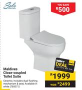Solo Maldives Close Coupled Toilet Suite