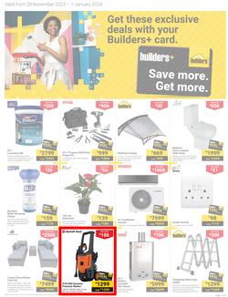 Builders : Save More, Get More (28 November - 01 January 2024), page 1