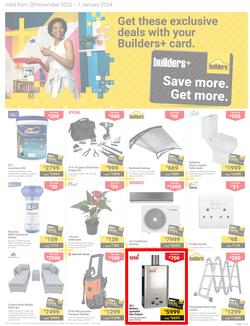 Builders : Save More, Get More (28 November - 01 January 2024), page 1