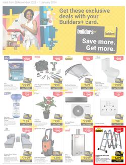 Builders : Save More, Get More (28 November - 01 January 2024), page 1
