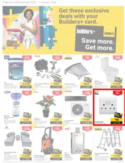 Builders : Save More, Get More (28 November - 01 January 2024), page 1