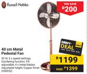 Russell Hobbs 40cm Metal Pedestal Fan