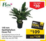 Flora 140mm Spathiphyllum Cover Pot